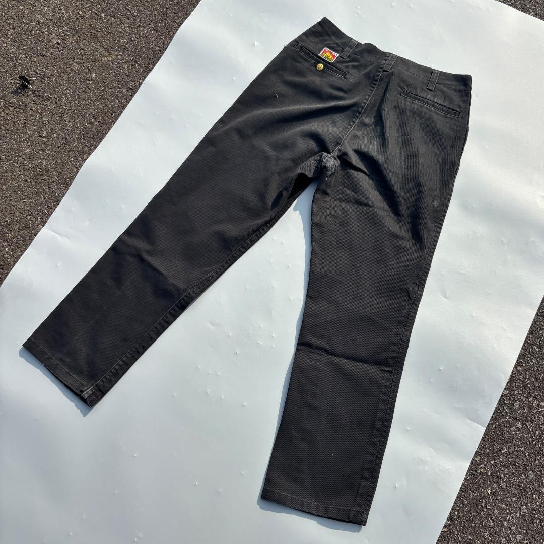 90s〜 BEN DAVIS フリスコパンツ ブラック USA規格 ベンデイビス