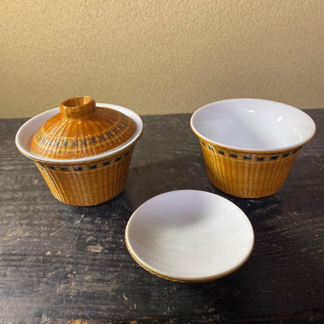 現状品 九谷焼 光陽 山田登陽志 金箔鶴 花瓶 花器 径25×高24cm 陶器