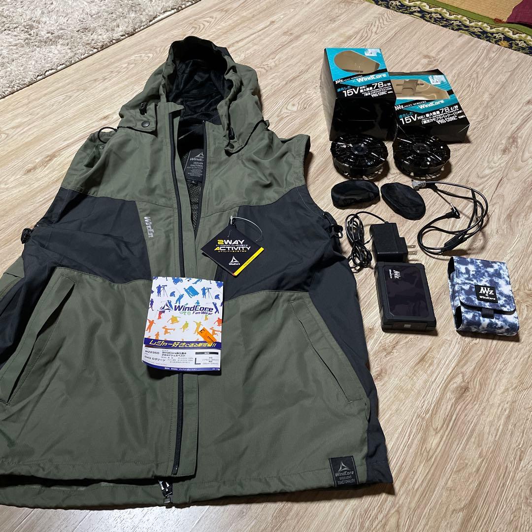 オーチャン　　　空調服Lサイズと WindCore MWz ファンセット オーチャン様 専用 空調服Lサイズと WindCore MWz ファンセット