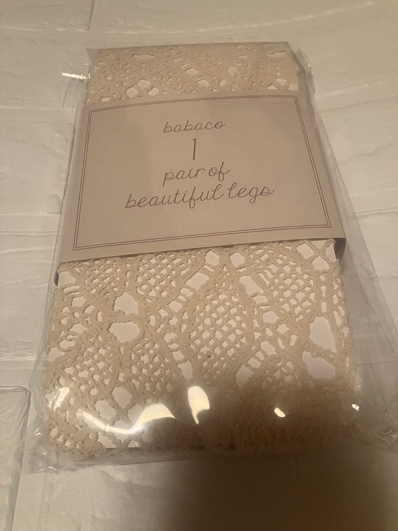 新品⭐︎ babaco/ババコ flower net タイツ BA02-SK3