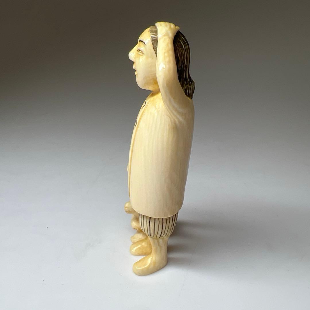 在銘 和彫人物根付 16g 東Y8-0205☆2Fトヒコオ - メルカリ