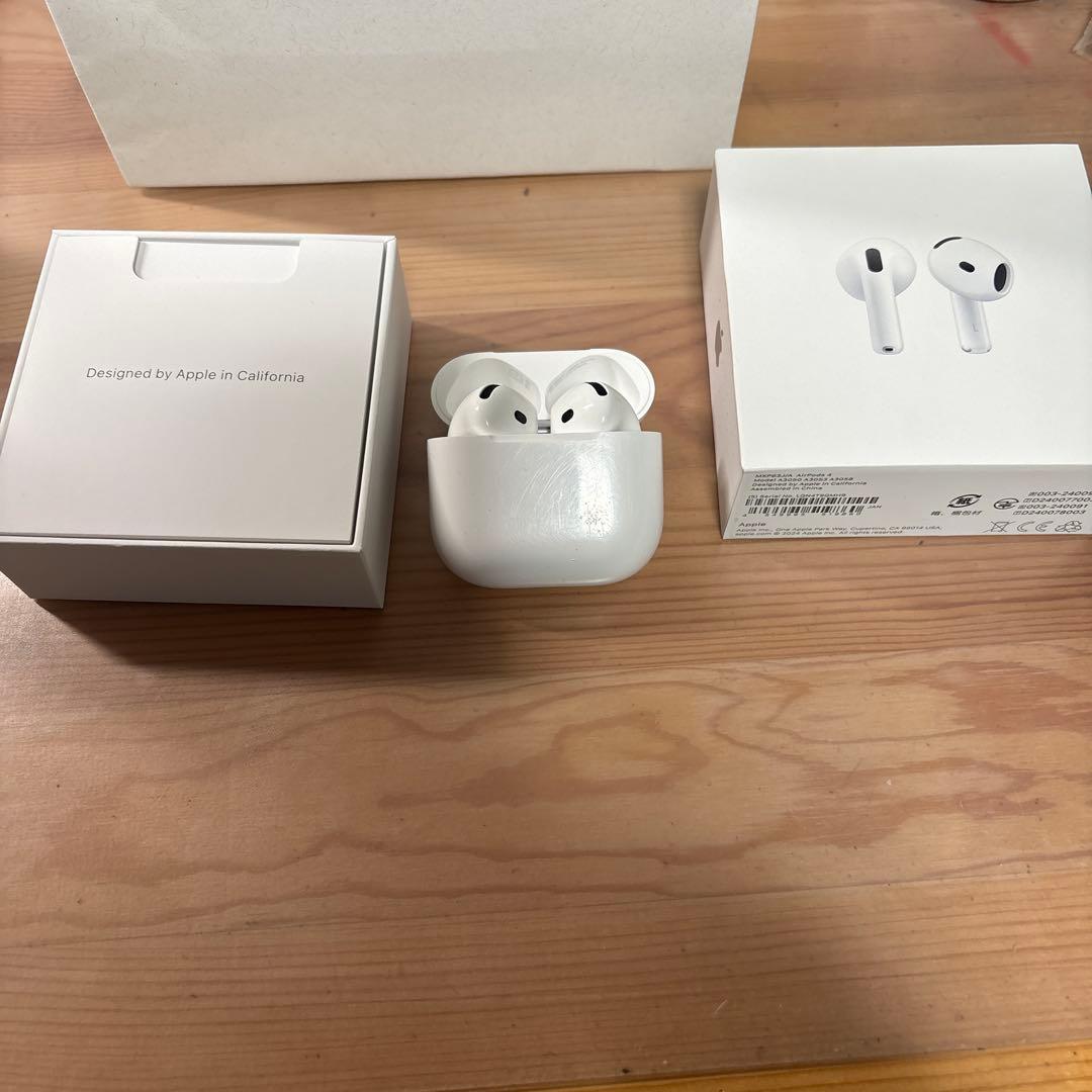 Apple AirPods第3世代 純正 正規品 本体 ホワイト 充電ケース付き