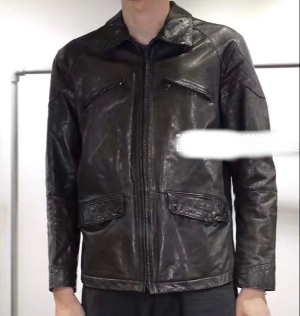 armani exchange レザージャケット sullen archive - メルカリ