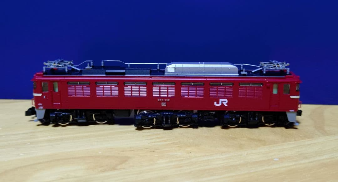 TOMIX EF81 138 赤2号ひさし付き さよならあけぼのバラシ