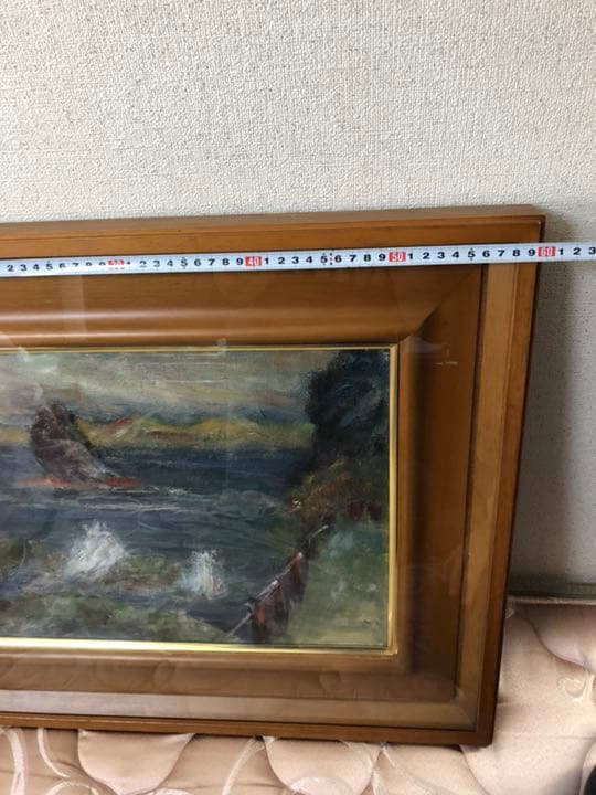 油絵 額あり