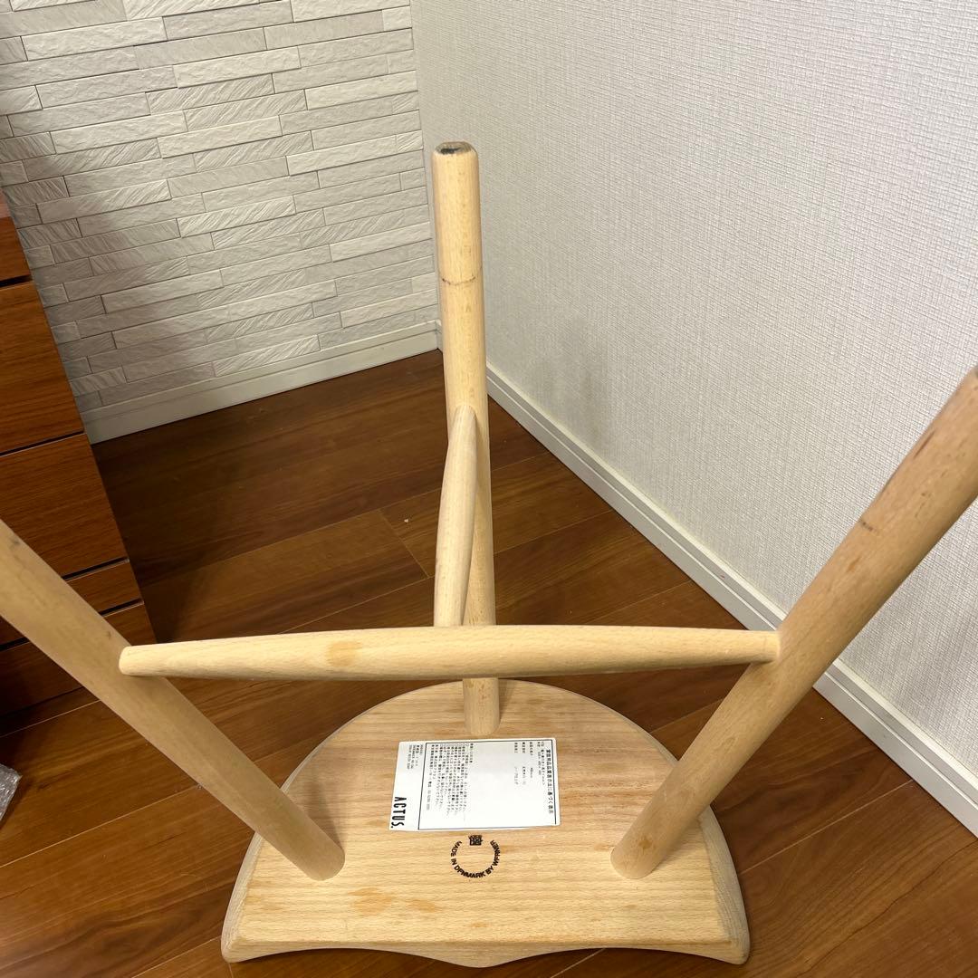 シューメーカー　スツール　高さ49センチ　ソープ仕上げ