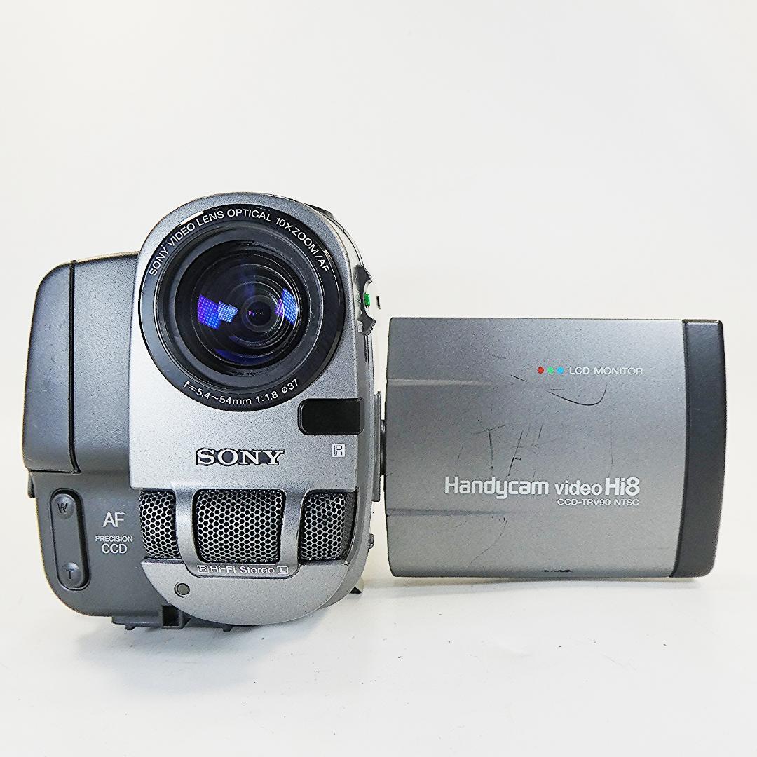 動作良好 Hi8ソニー CCD-TRV90 8ミリビデオカメラ DVD化に最適