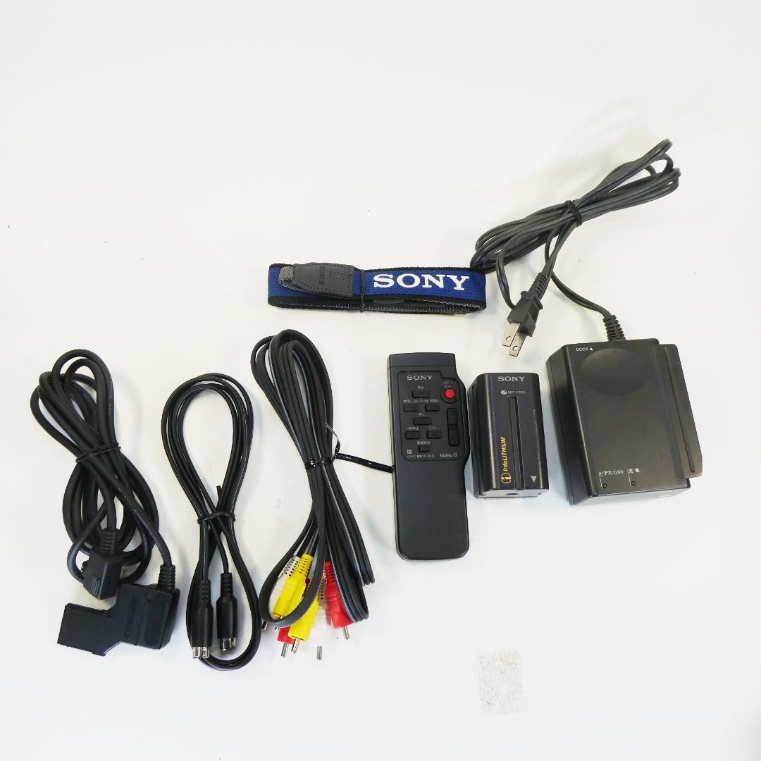 動作良好 Hi8ソニー CCD-TRV90 8ミリビデオカメラ DVD化に最適