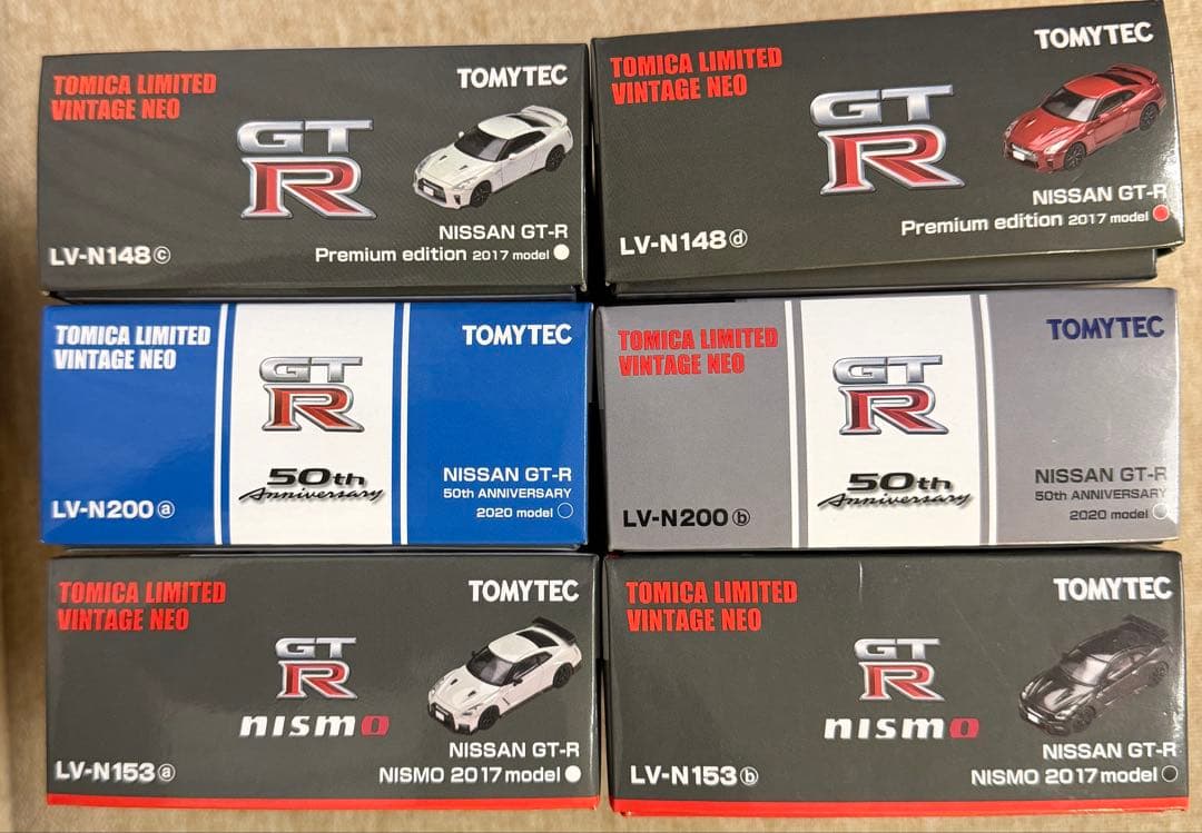 トミカリミテッドビンテージNEO GT-R 6台セット