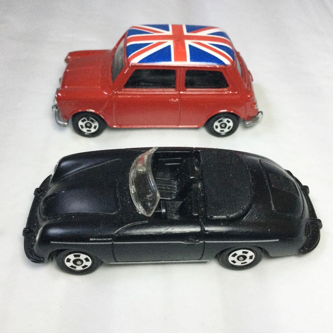 トミカ　BLMC ミニクーパーS、ポルシェ 356スピードスター