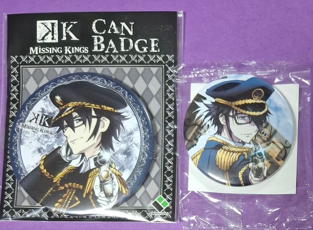 アニメK 伏見猿比古軍服缶バッジ