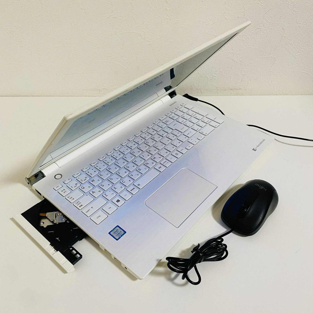 Y938 TOSHIBAノートパソコンSSD第7世代 WEBカメラWin11