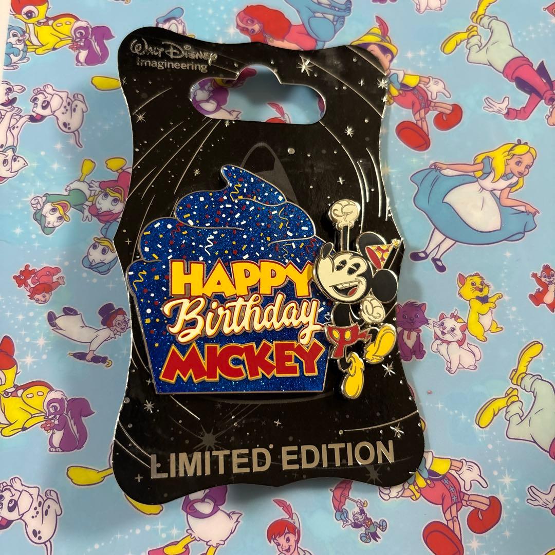 ミッキー ハッピーバースデー ピンバッジ ピントレ LE250 WDI - メルカリ