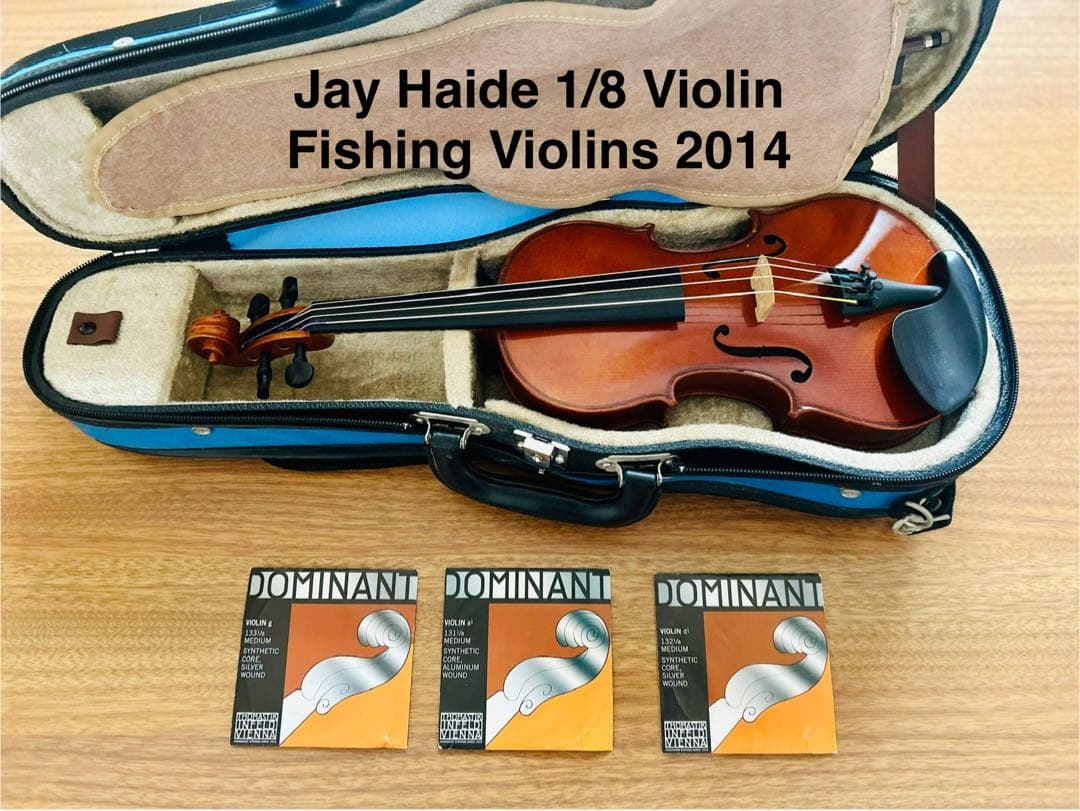 Jay Haideジェイハイダ　2014年 バイオリン 1/8 予備の弦付 Jay Haideジェイハイダ 2014年 バイオリン 1/8 予備の弦付