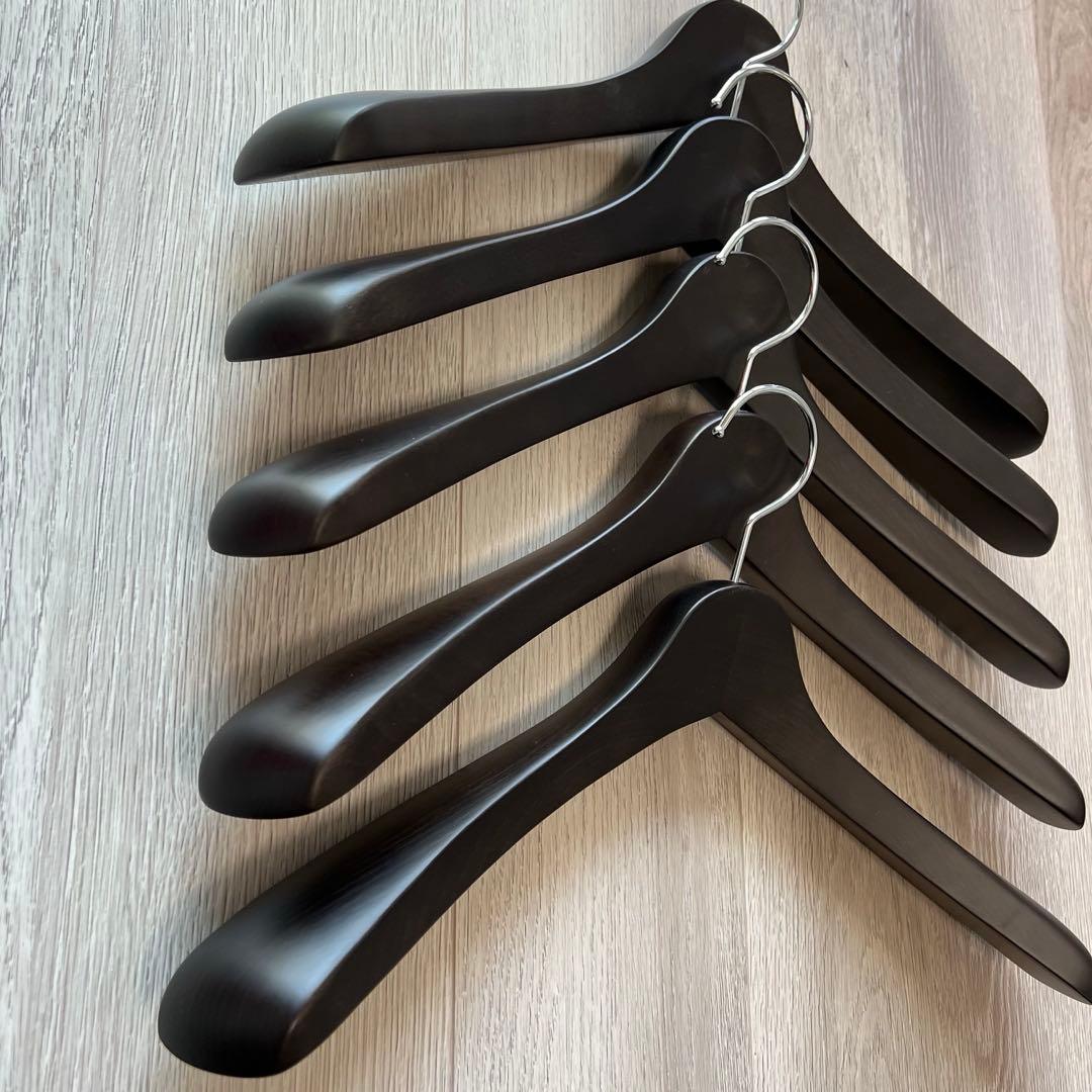 セキさま専用 ナカタハンガー ジャケット用 ダークブラウン 6本セット