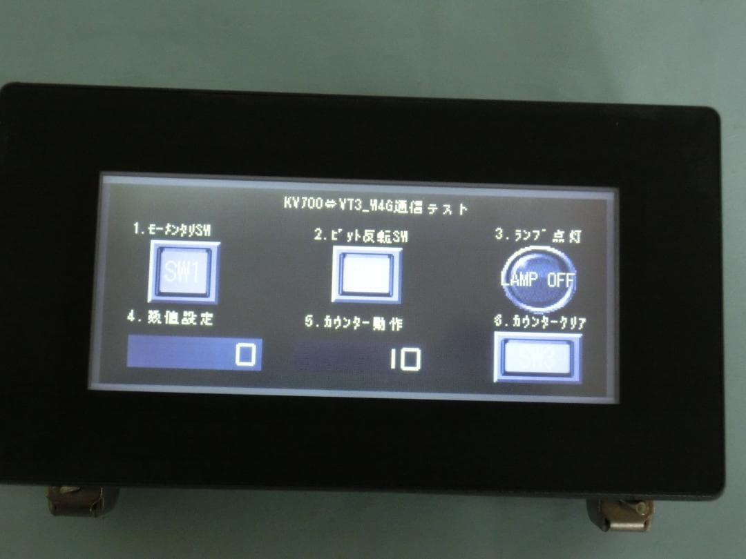 Keyence キーエンスPLC KV700 タッチパネル VT3-W4M 学習 Keyence