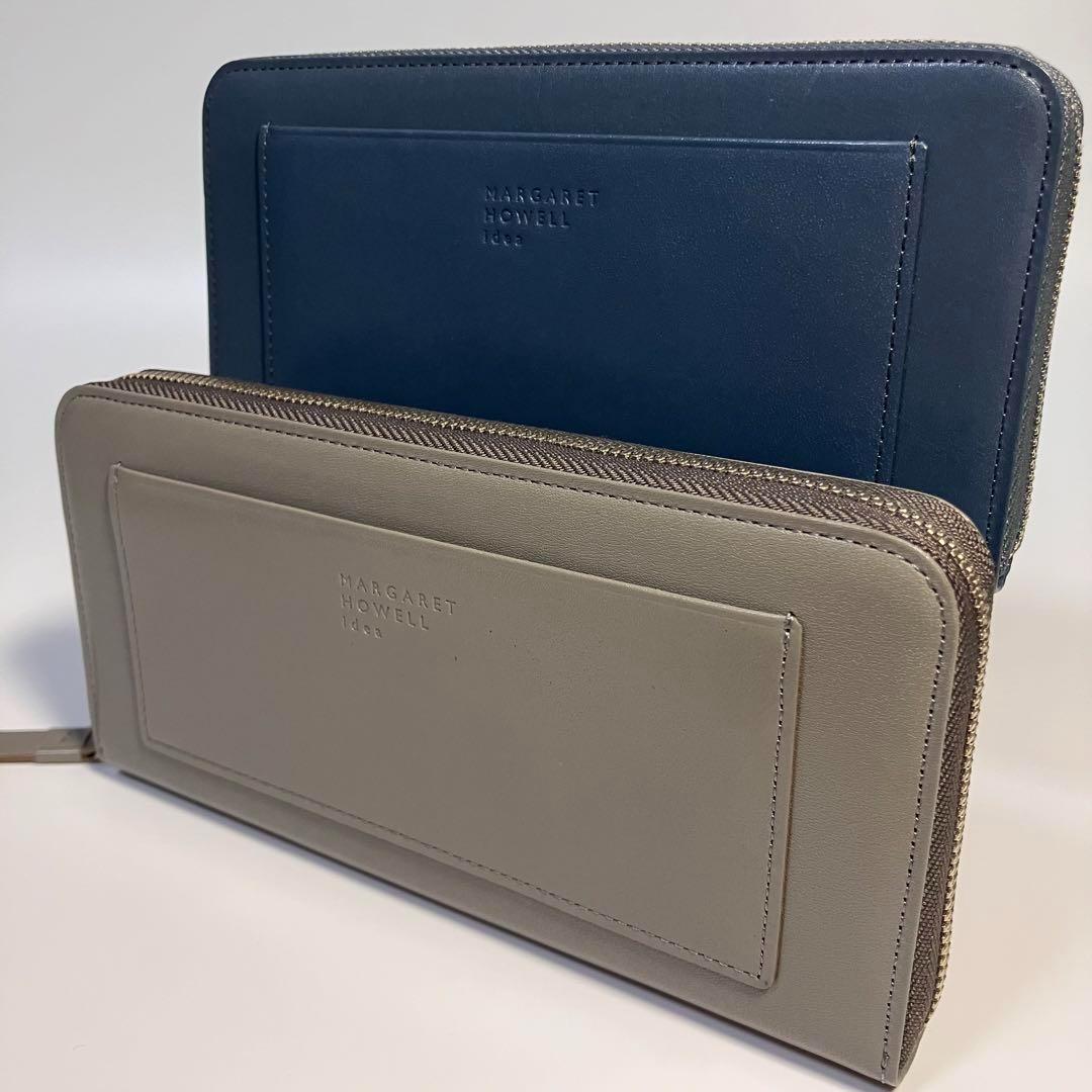 人気】マーガレットハウエルアイデア 長財布 ピルモント ロゴ入り
