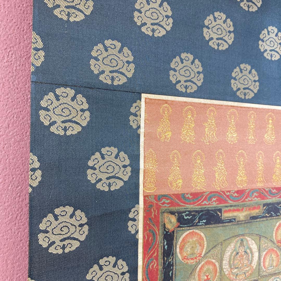 美品 掛け軸 東寺蔵 国宝 両界曼荼羅図 仏教美術 平安時代 年中