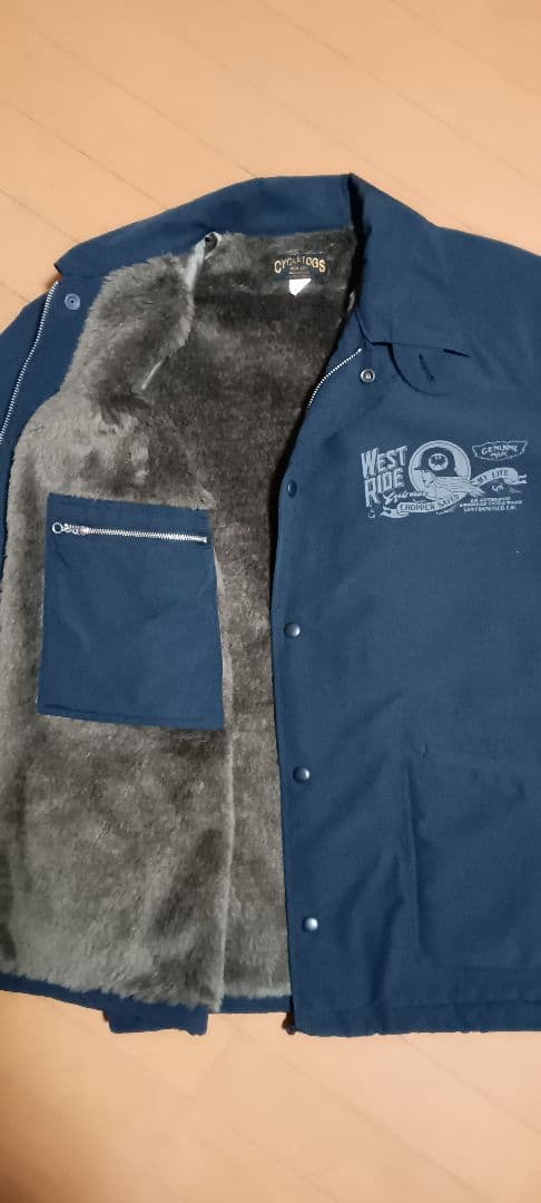 WEST RIDE フリースライニングジャケット ネイビー