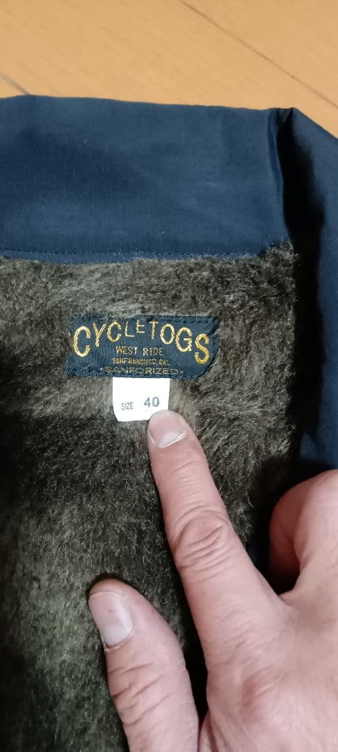 WEST RIDE フリースライニングジャケット ネイビー