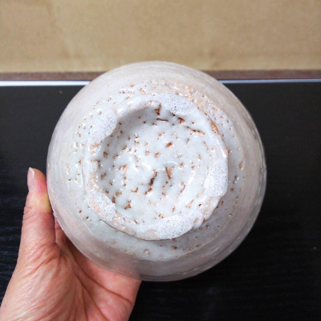 309）【特価】✿萩焼☆赤瀬清泉作☆萩焼大井戸茶碗☆破魔オマケ付き☆