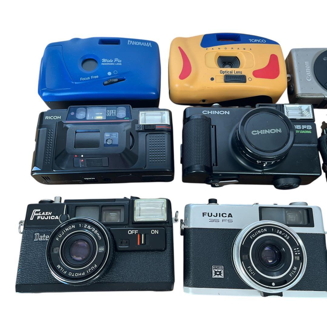 コンパクトフィルムカメラ まとめ売り 10台 ジャンク - メルカリ