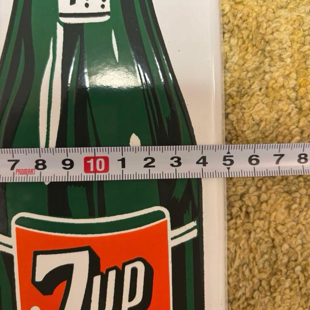 《本物》【セブンアップ 7UP】ヴィンテージホーロー温度計