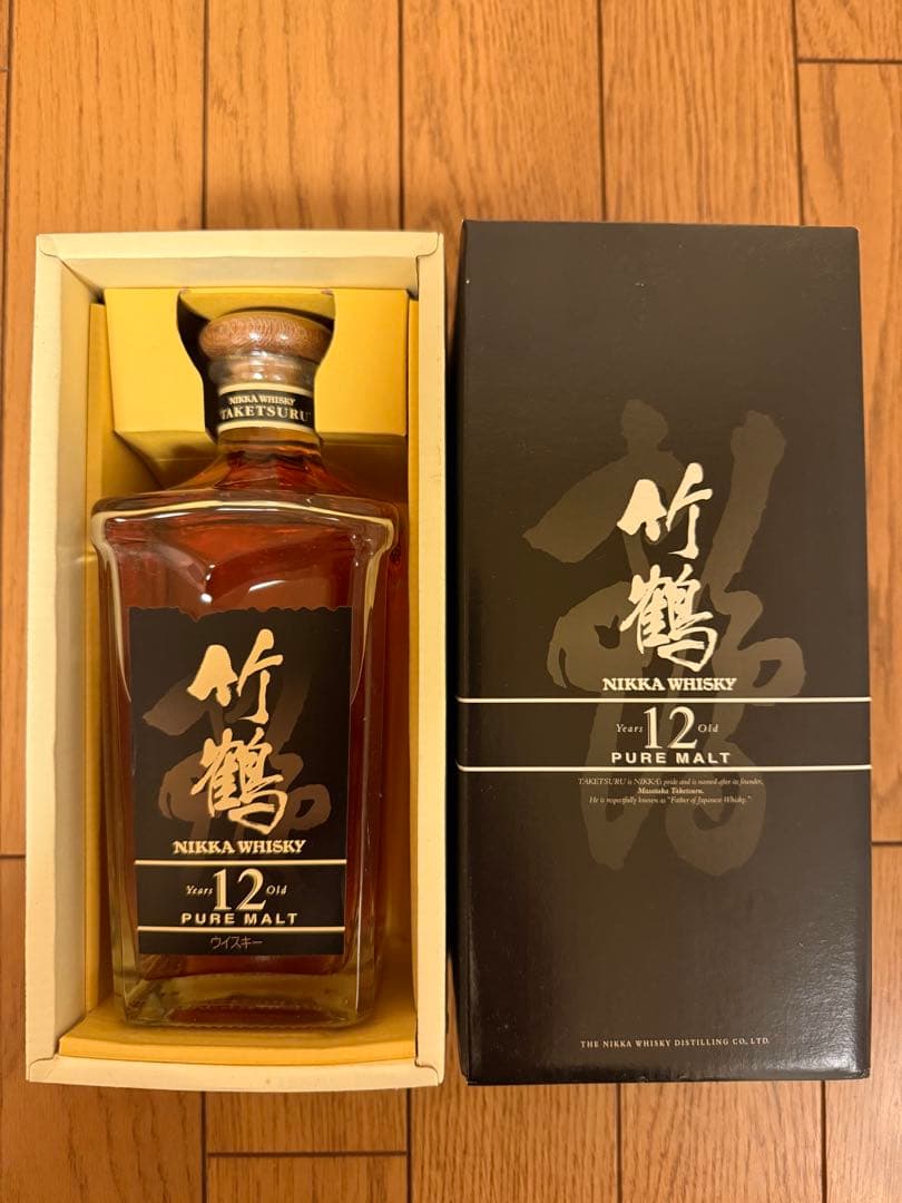 NIKKA 竹鶴 12年 ピュアモルトウイスキー 660ml 東京都内限定お届け ニッカ NIKKA 竹鶴 12年 ピュアモルト 角瓶 660ml