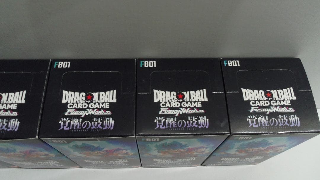【未開封】ドラゴンボールカードゲーム 覚醒の鼓動 5BOX　怒りの咆哮　3BOX