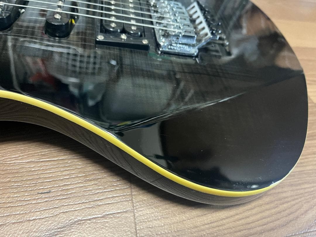 s*n様 Washburn RX25 虎目 シースルーブラック Floyd Ro
