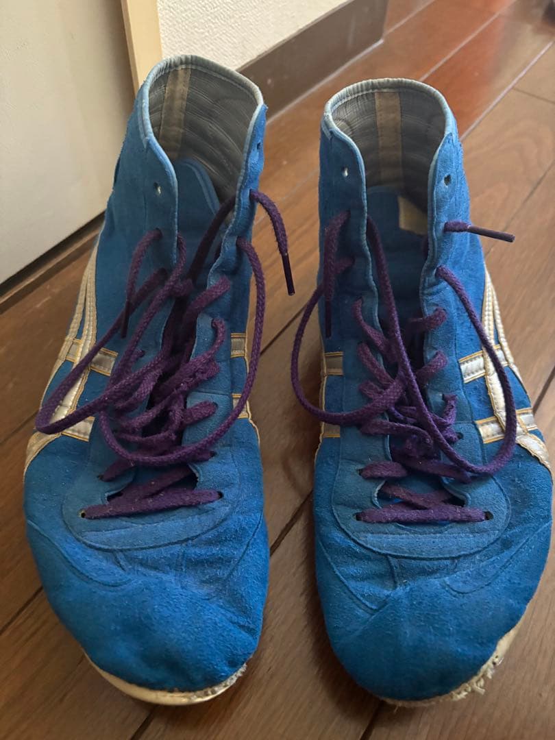 レスリングシューズ　アシックス旧オーダー 超美品貴重] asics ex-eo 旧オーダー レスリングシューズ アシックス