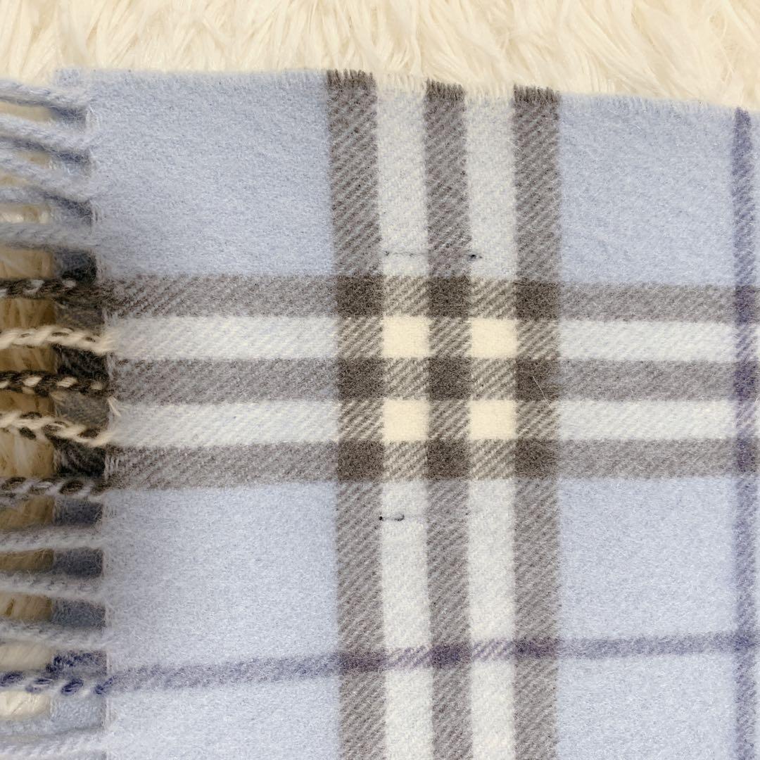 希少品 Burberry バーバリー カシミヤ 100% ノバチェック マフラー