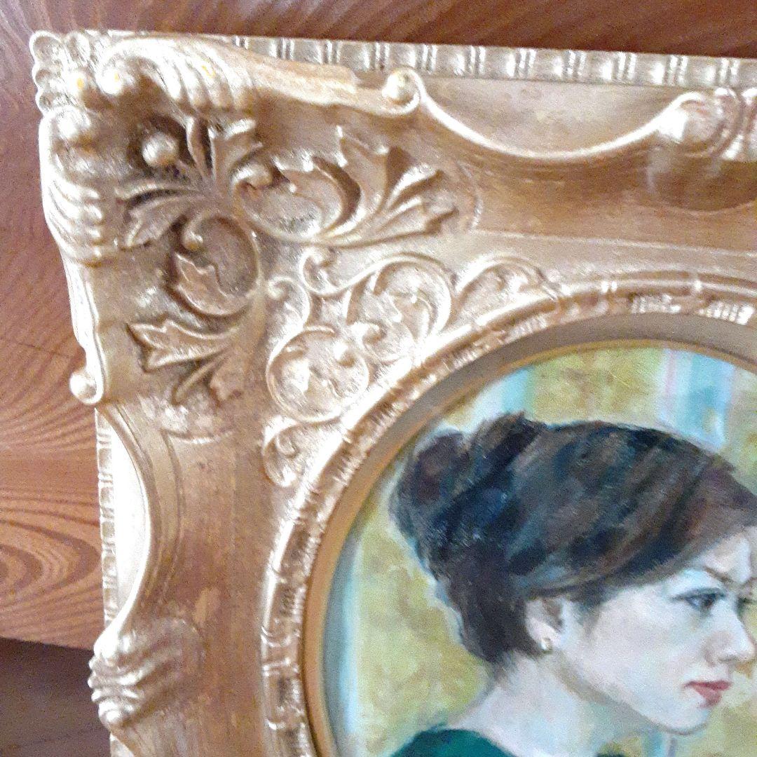 絵画 油彩 西本親雄 サリーの女 S - メルカリ