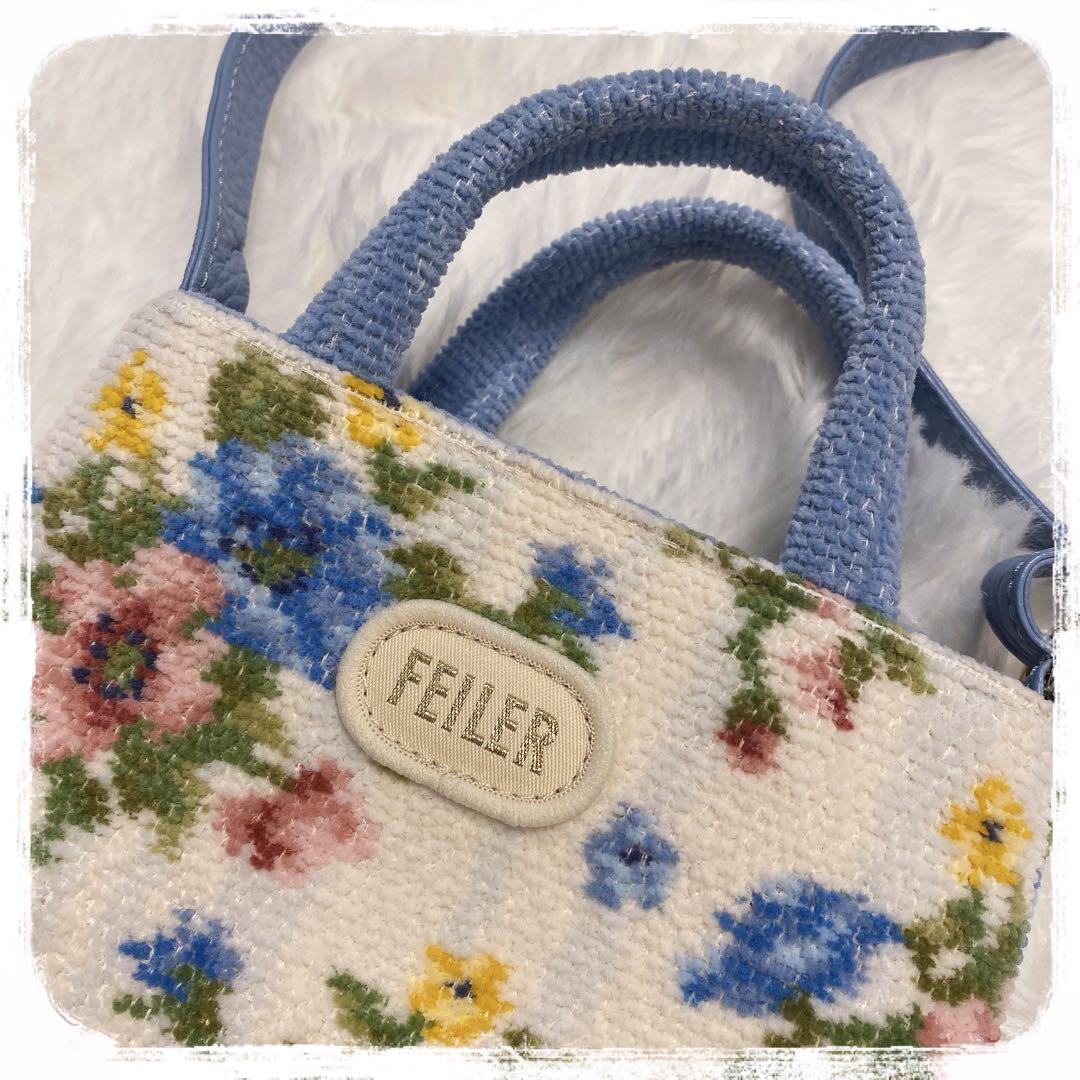 希少 FEILER ウィズポピーズ ミニショルダーバッグ フェイラー