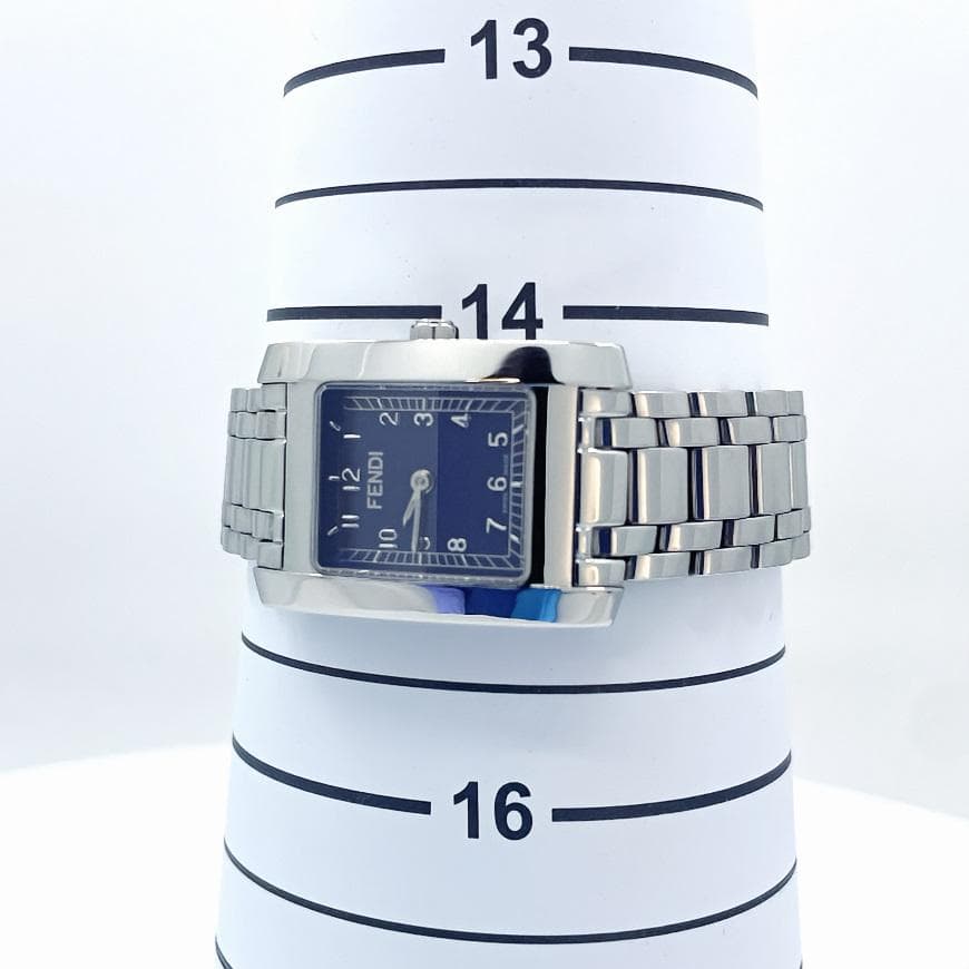 FENDI フェンディ 7000L 女性用 クオーツ腕時計 ブルー文字盤(11