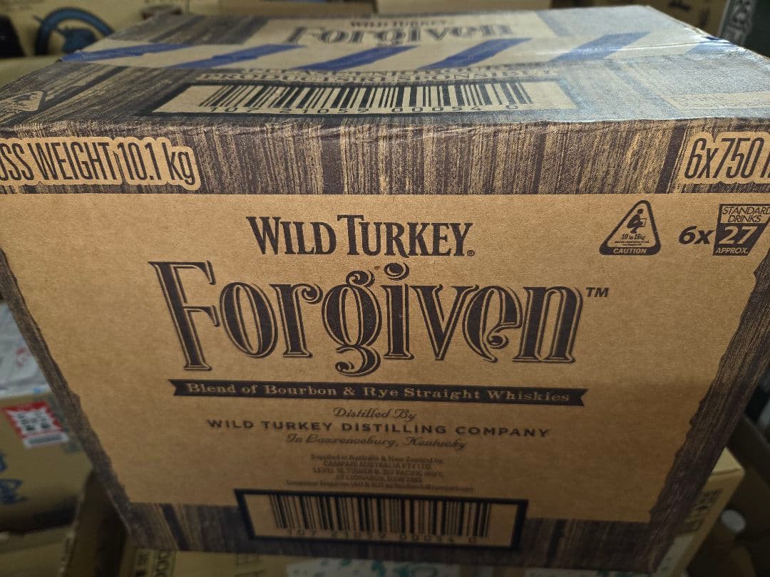 Wild Turkey Forgiven 6本入りウイスキー Wild Turkey Forgiven 6本入りウイスキー