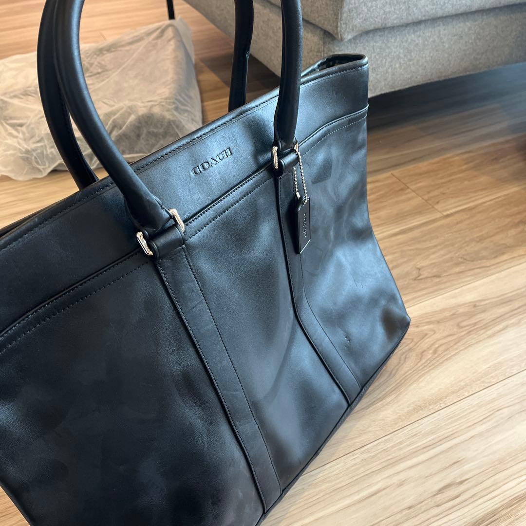 coach ビジネスバッグ　ブラック
