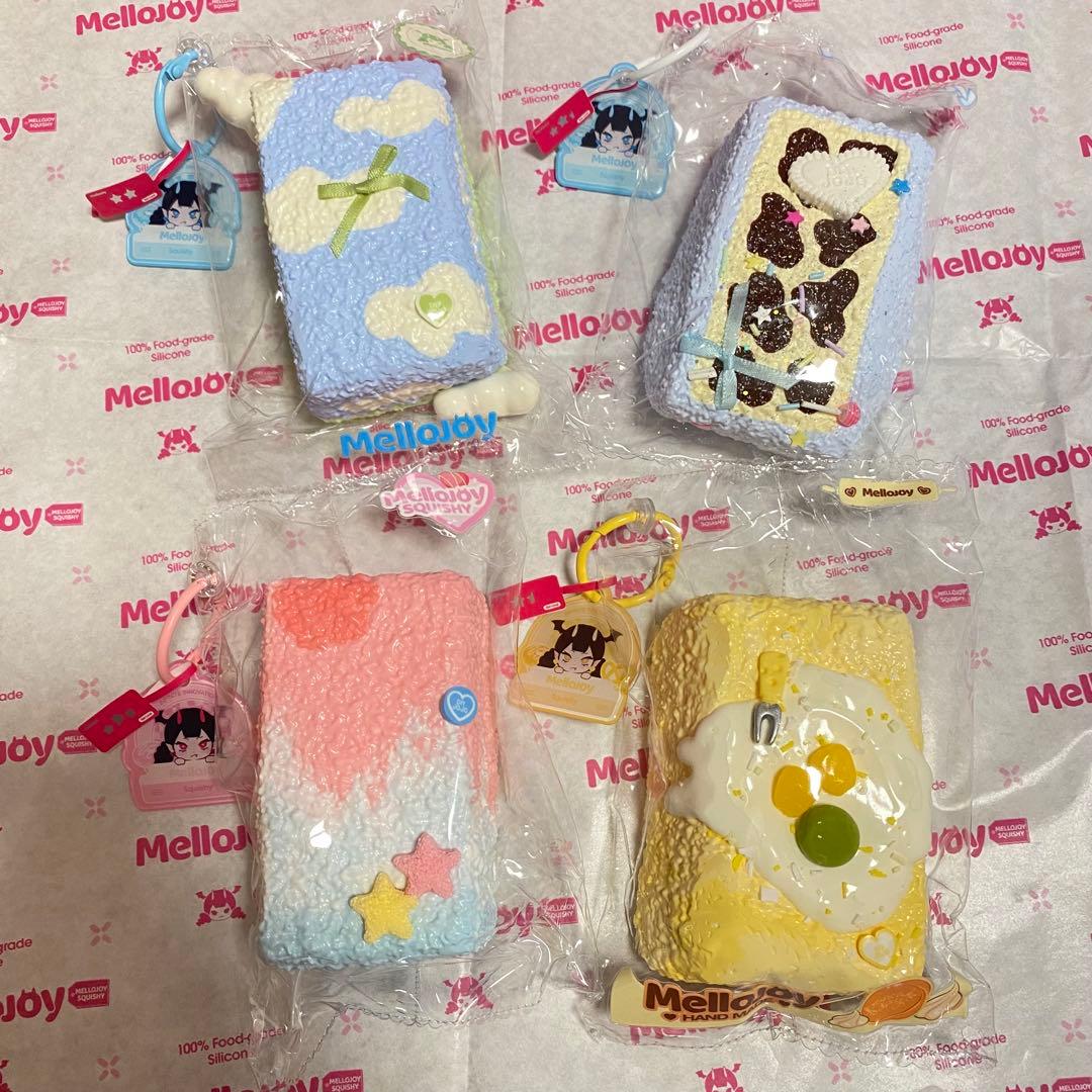 Mellojyとろんスクイーズ ライスブリックシリーズ 4点 紙袋付 - メルカリ