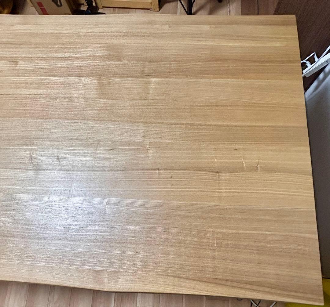 美品 タモ無垢材使用 ダイニングテーブル 福岡直接引取限定
