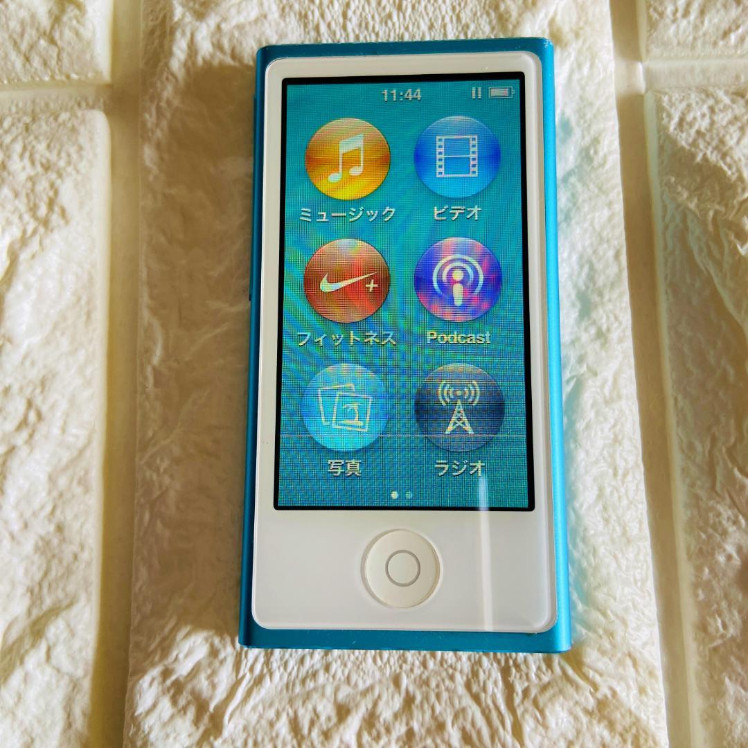 10時間連続再生確認済み】iPod nano 第7世代 16GB ブルー - メルカリ