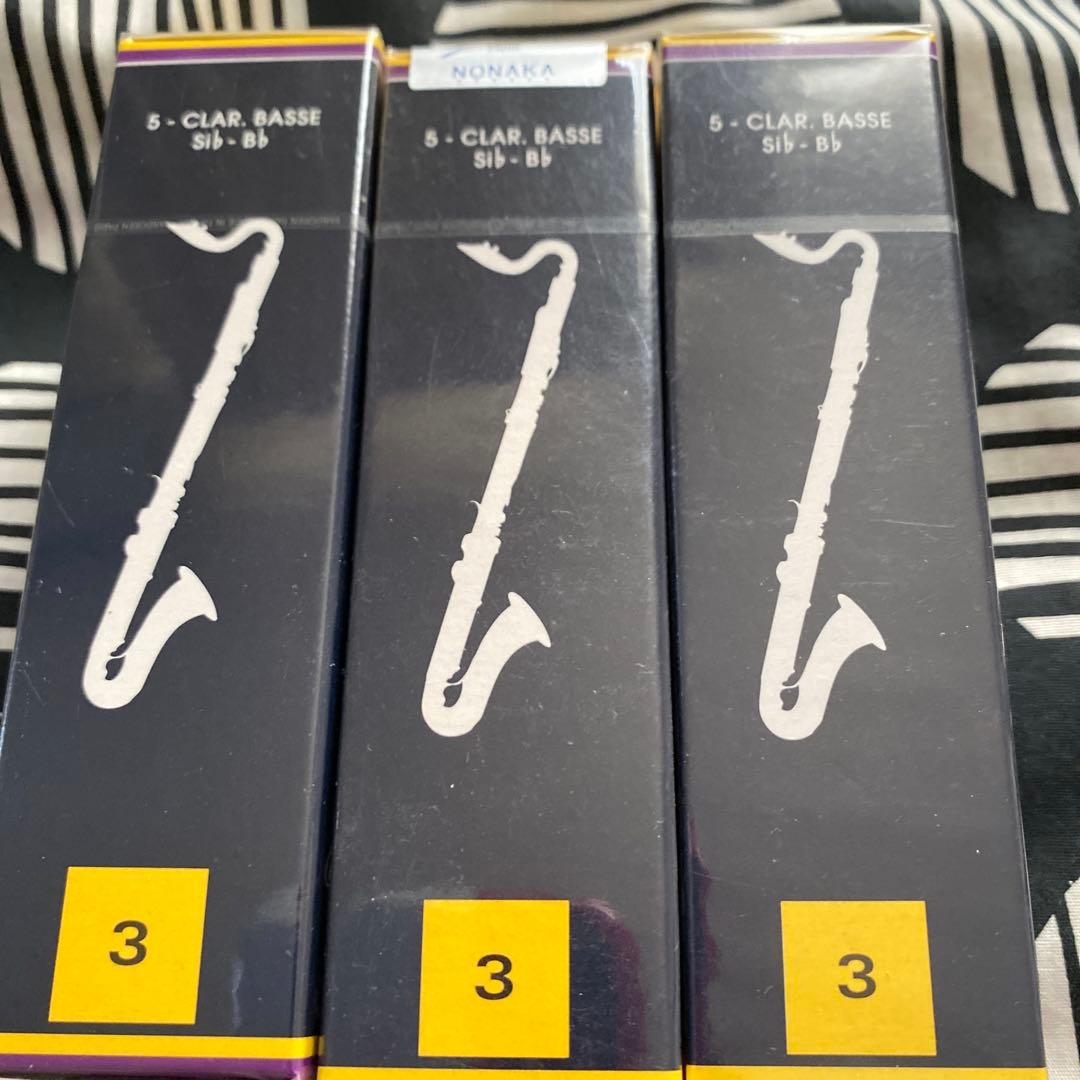 バスクラリネットリード 5本入り 3箱 Amazon | バンドーレン バスクラリネットリード トラディショナル :3