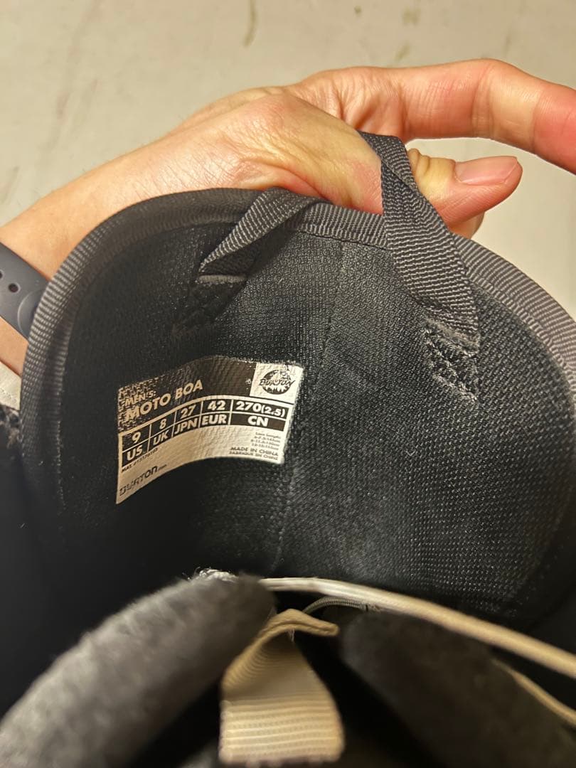 Burton MOTO スノーボードブーツ ブラック