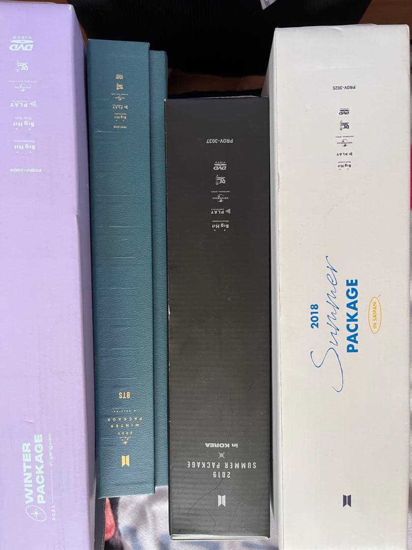 BTS DVDまとめ売り 抜けなし JIN サマパケ、ウィンパケ CD 「BTS」CD