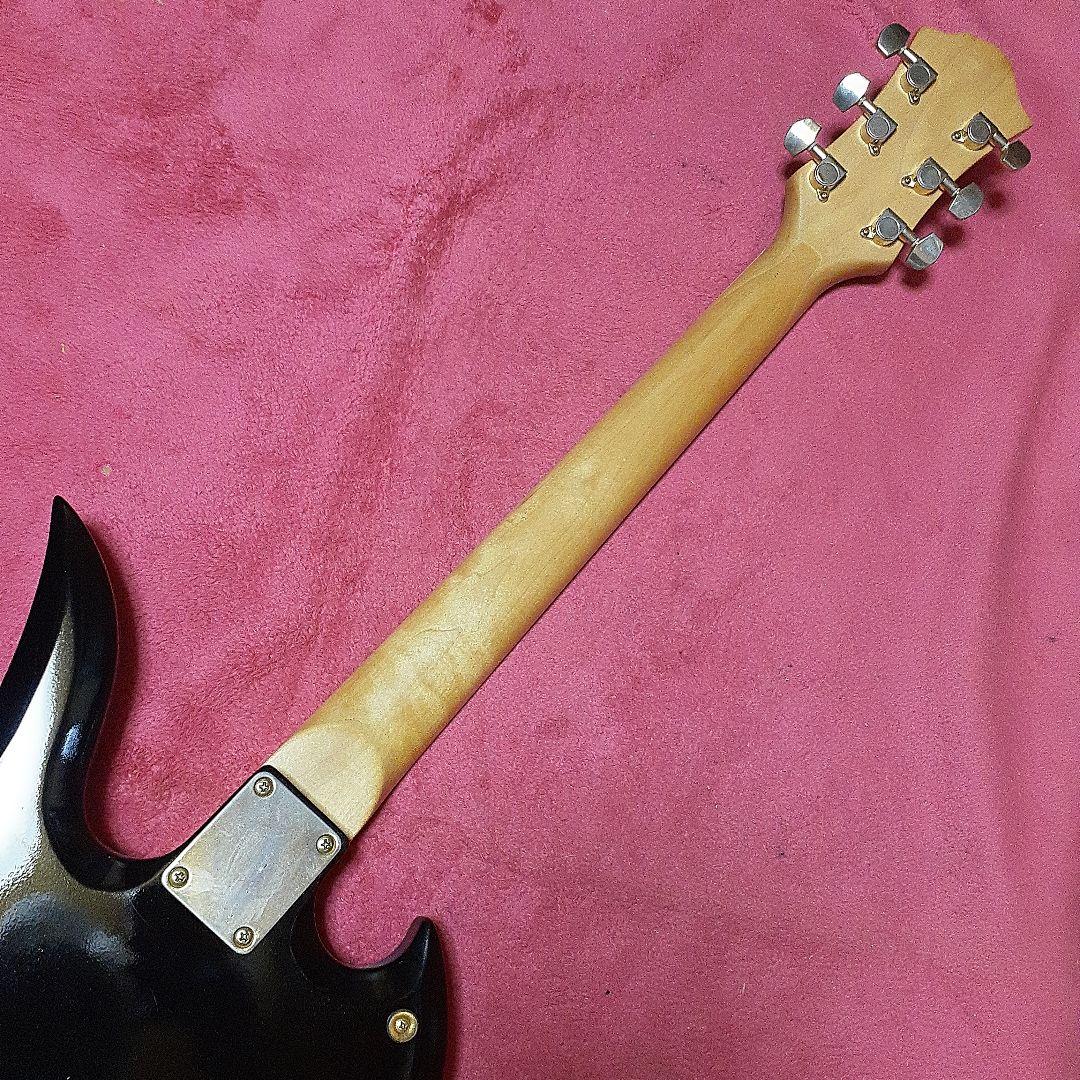 【良・美・レア品】紅炎ペイント。hideモデル。モッキンバードエレキギター。