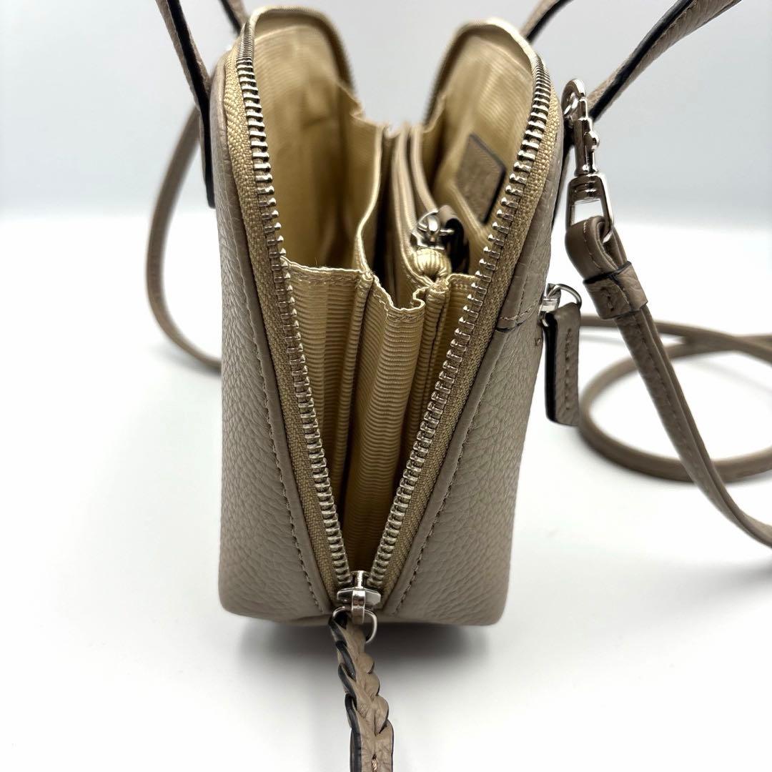 極美品 銀座和光 WAKO レザー 2way ショルダーバッグ