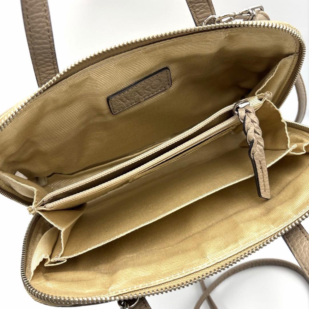 極美品 銀座和光 WAKO レザー 2way ショルダーバッグ