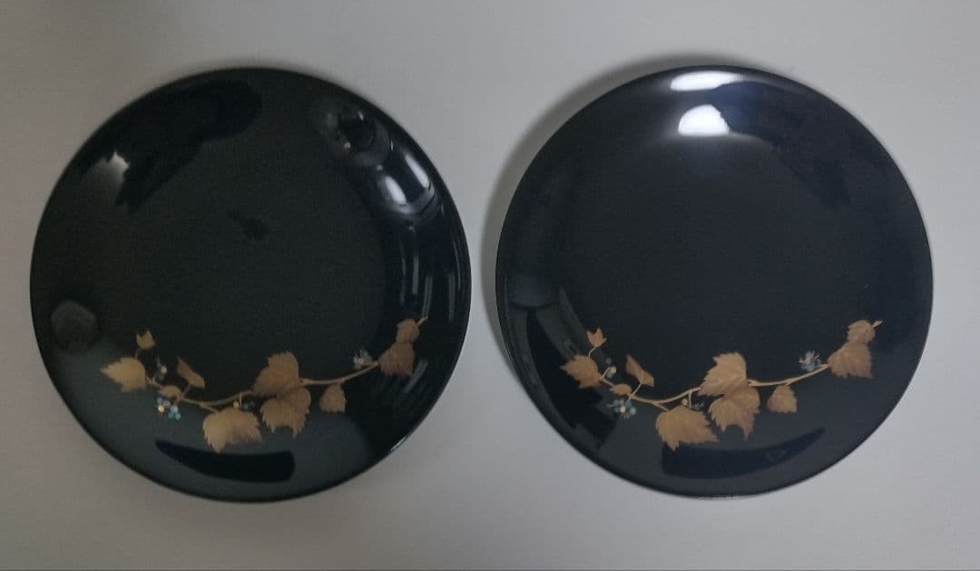 輪島塗　コーヒーカップ＆ソーサー　2客セット　作家もの