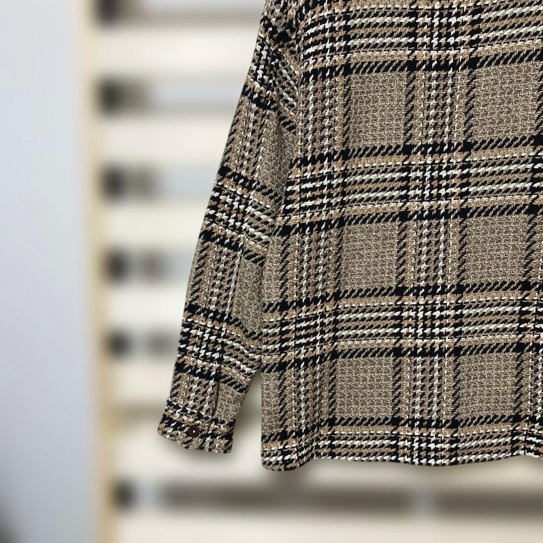 美品！wax london ワックスロンドン バスケットチェックシャツ M