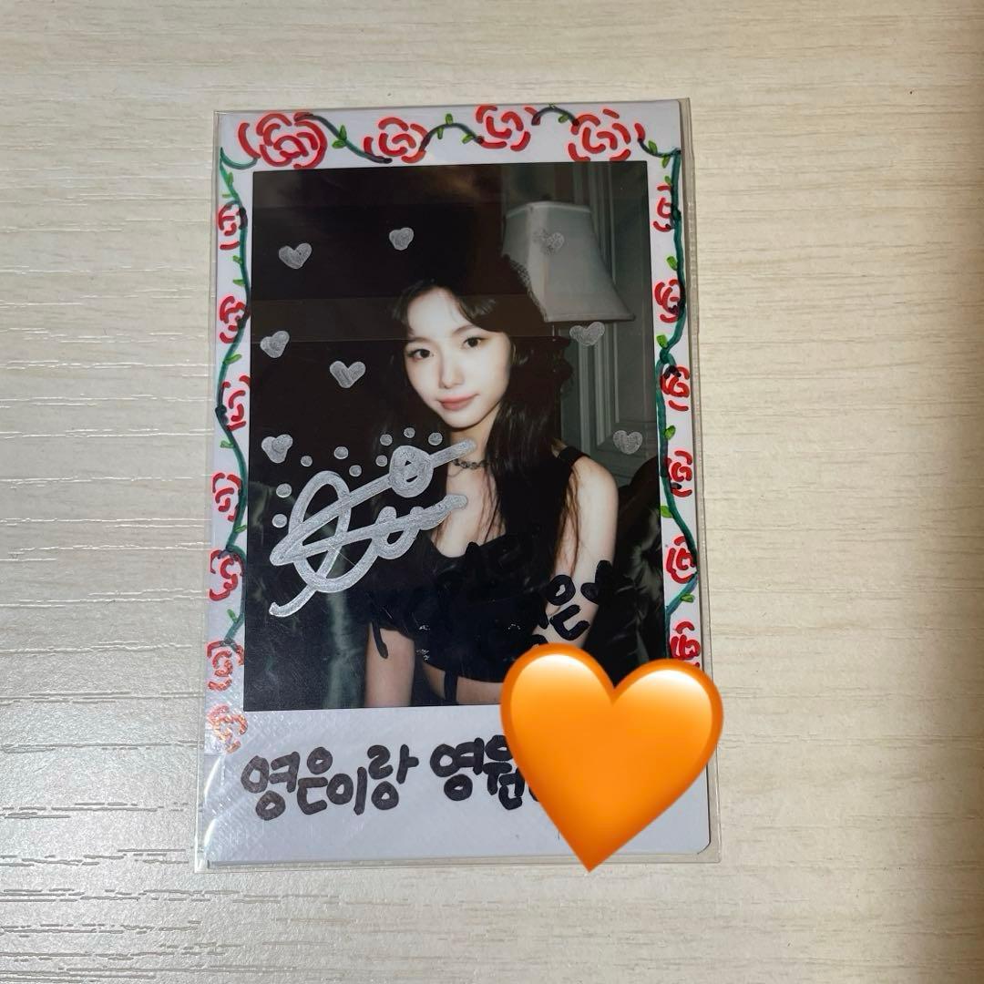 Kep1er FIRST IMPACT ヨンウン 直筆サイン入りポラロイド 2025年最新】kep1er サイン入り ヨンウンの人気アイテム - メルカリ