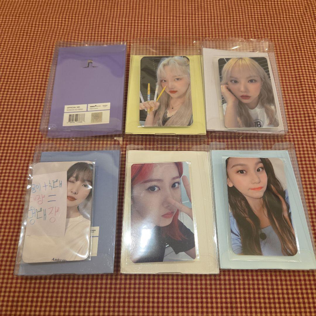 GFRIEND 誕生日キーホルダーセット&付属トレカ（ソウォン欠品）